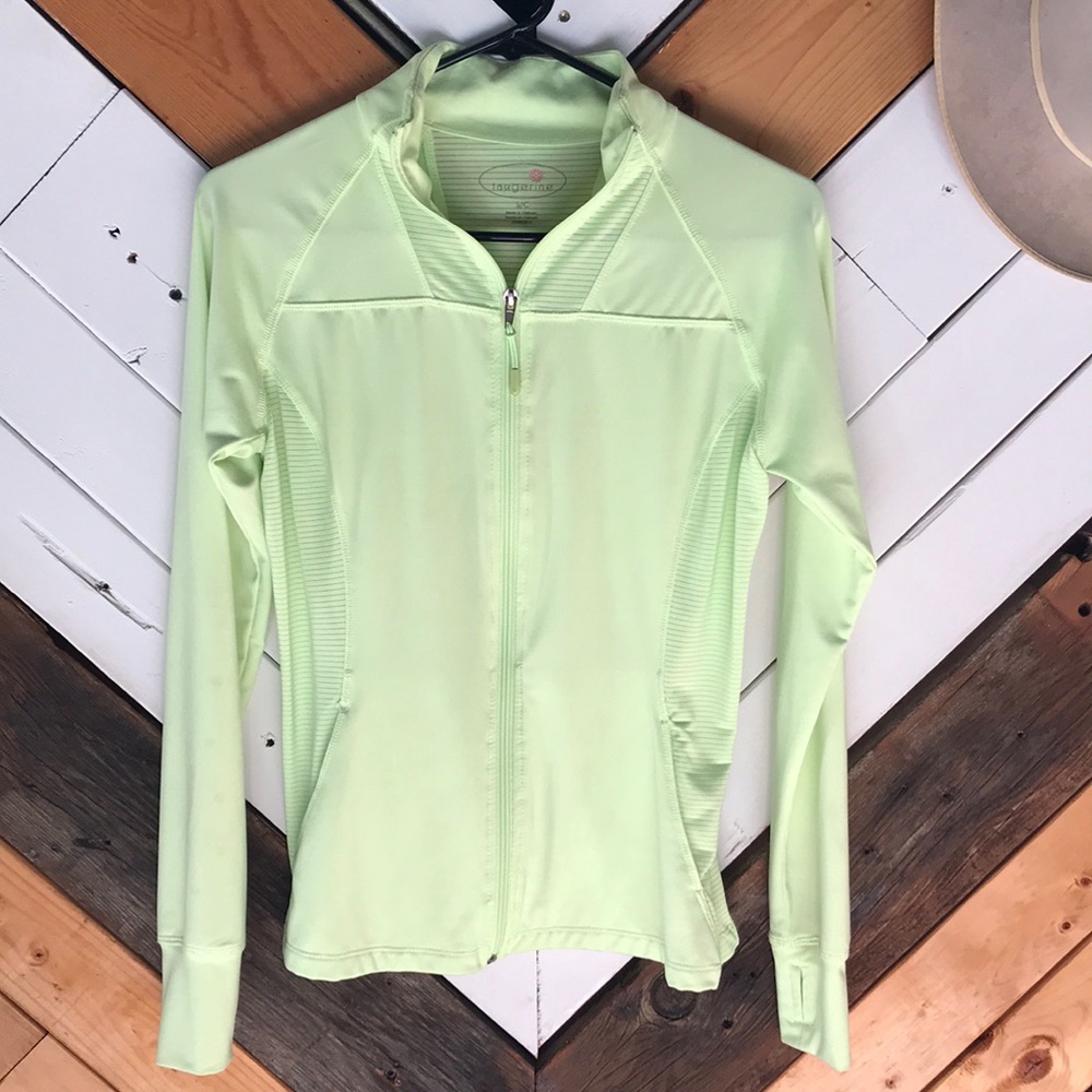 Lime Green Running Athletic Jacket